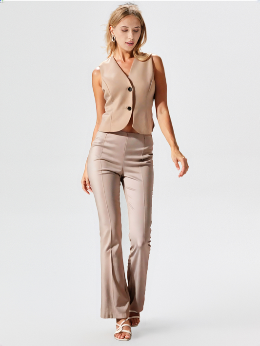 Solid Color Jacquard Suit Vest Jacket
